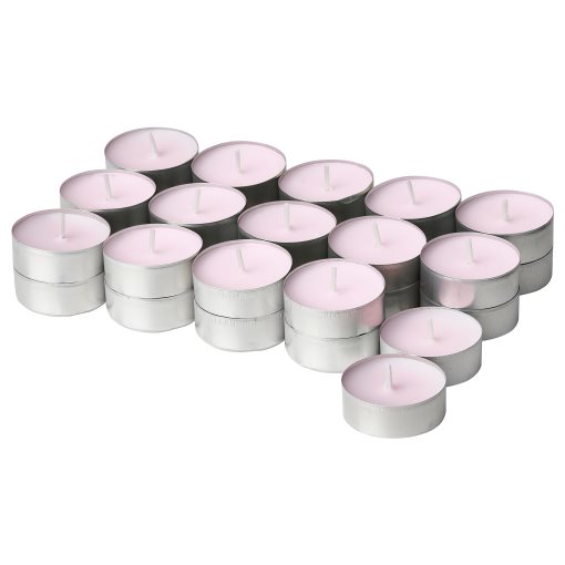 LUGNARE, scented tealight/Jasmine/30 pack, 3.5 hr, 905.021.58