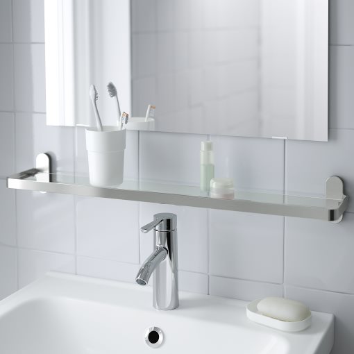 BROGRUND, glass shelf, 67x11 cm, 905.246.74