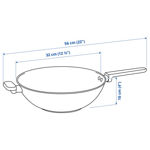 MIDDAGSMAT, γουόκ/αντικολλητική επένδυση, 32 cm, 905.452.28