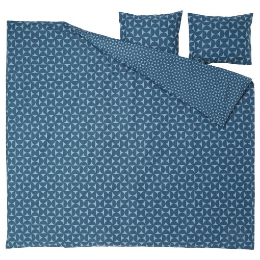 ÄNGSNEJLIKA, duvet cover and 2 pillowcases, 240x220/50x60 cm, 905.853.37
