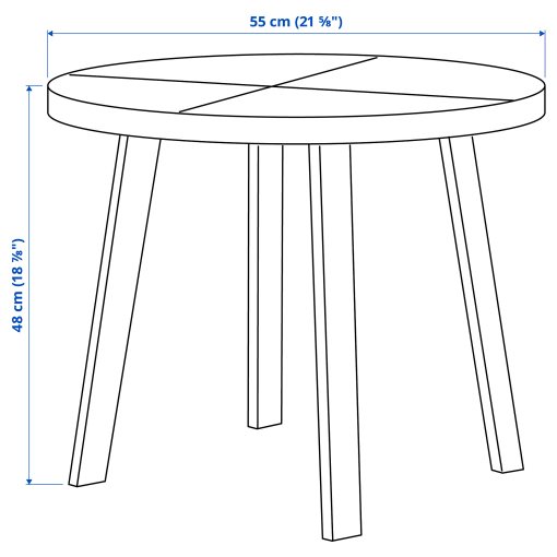STOCKHOLM 2025, side table, 55 cm, 905.865.58