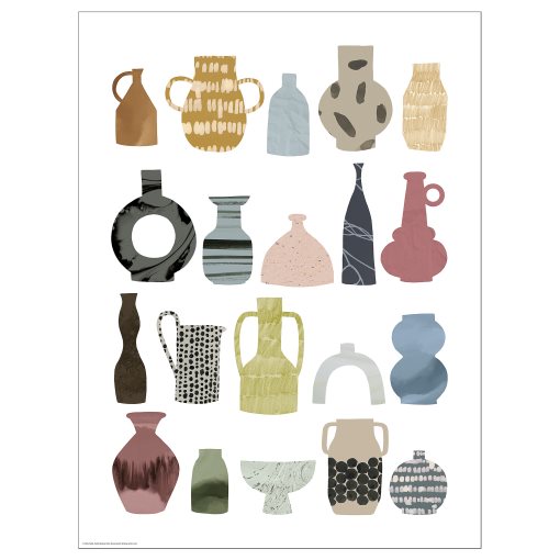 BILD, poster/ceramic collection, 30x40 cm, 906.019.69