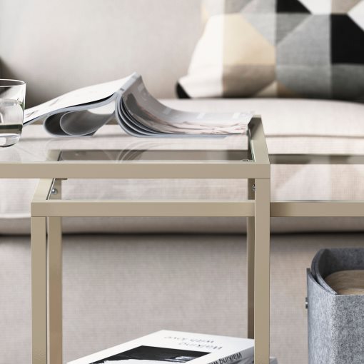 VITTSJÖ, nest of tables/set of 2, 90x50 cm, 906.043.50