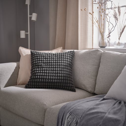 SVARTPOPPEL, cushion cover, 50x50 cm, 906.046.99