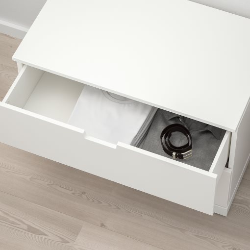 NORDLI, συρταριέρα με 2 συρτάρια, 80X54 cm, 992.394.94