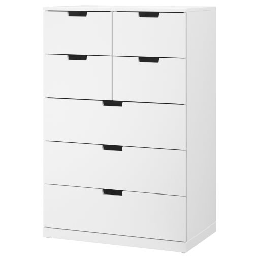 NORDLI, συρταριέρα με 7 συρτάρια, 80X122 cm, 992.395.02