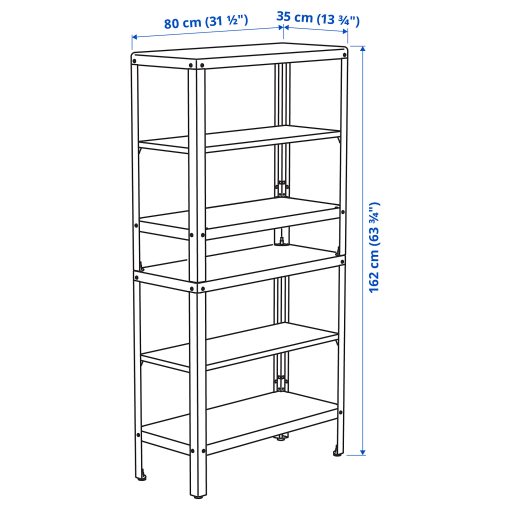 KOLBJÖRN, shelving unit in/outdoor, 992.916.46