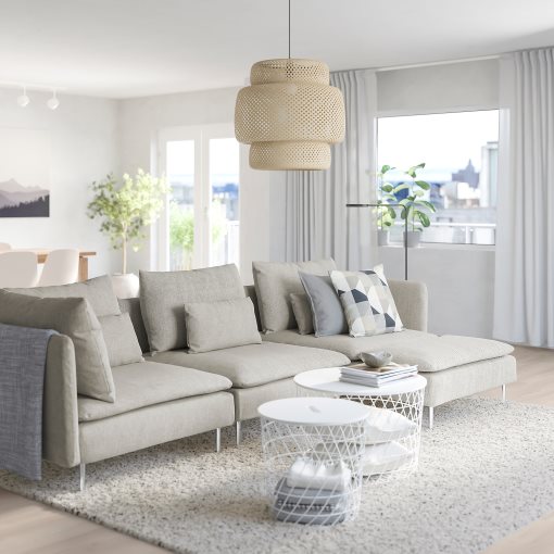 SÖDERHAMN, καναπές 4 θέσεων με σεζλόνγκ, 993.058.27