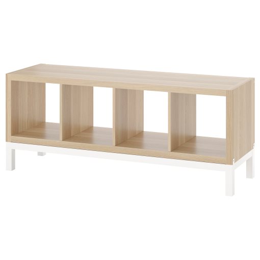 KALLAX, shelving unit with underframe, 147x59 cm, 994.426.74