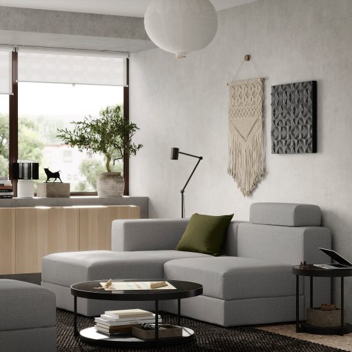 JÄTTEBO, 2,5-seat modular sofa with chaise longue/left with headrest, 994.900.90