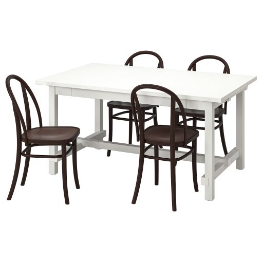 NORDVIKEN/SKOGS, table and 4 chairs, 152/223 cm, 995.282.10