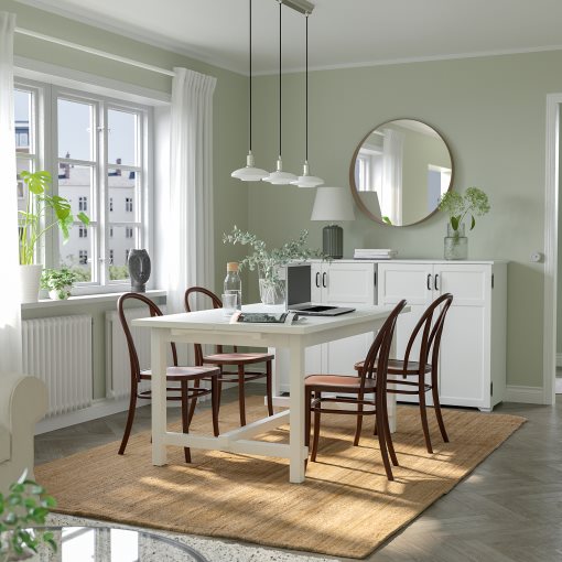 NORDVIKEN/SKOGS, table and 4 chairs, 152/223 cm, 995.282.10
