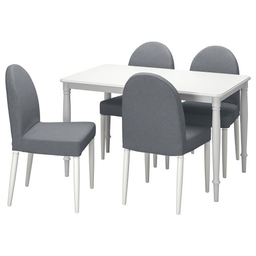DANDERYD/DAND, τραπέζι και 4 καρέκλες, 130 cm, 995.442.48