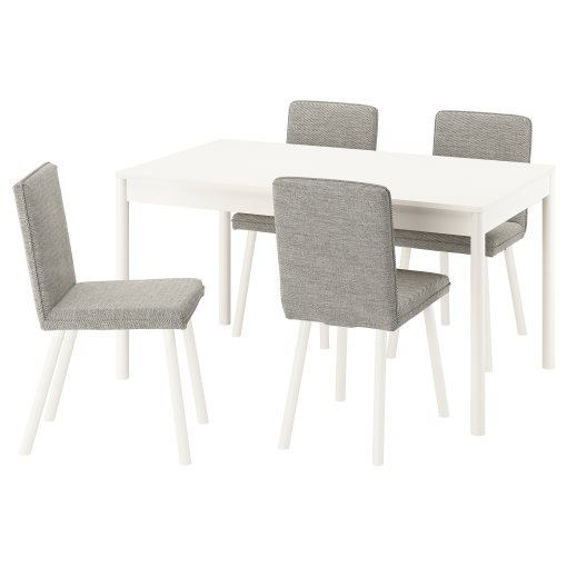 TONSTAD/TONSTAD, table and 4 chairs, 140/196x85 cm, 996.123.79