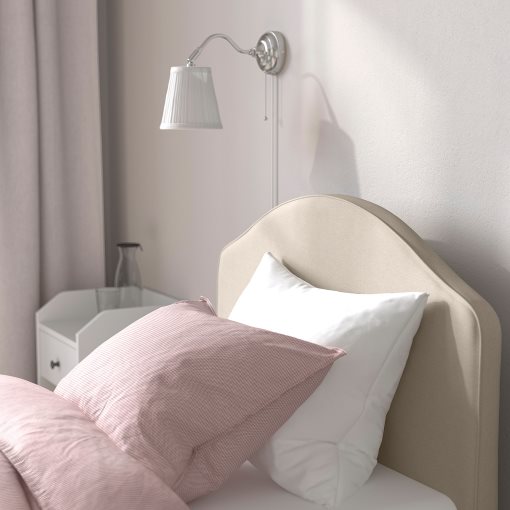 HAUGA, upholstered bed frame, 90x200 cm, 004.500.69