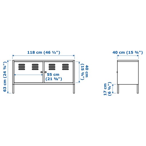 IKEA PS, Μεταλλικό ντουλάπι, 102.514.51