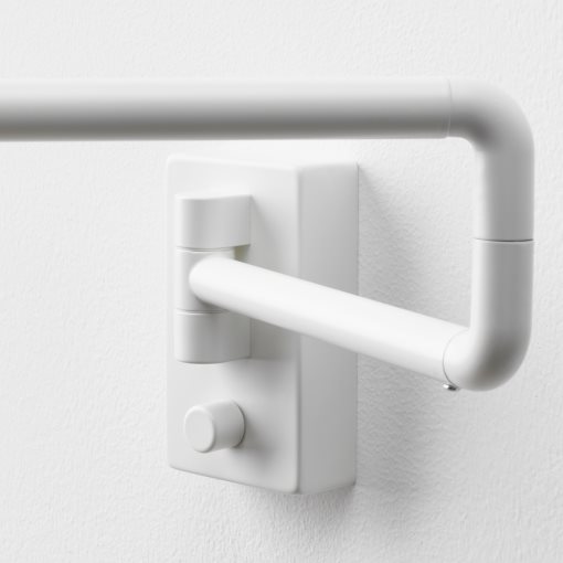 NYMÅNE, wall lamp with swing arm, wired-in, 103.569.62