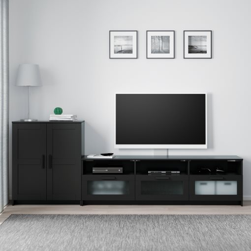 BRIMNES, TV storage combination, 192.782.10