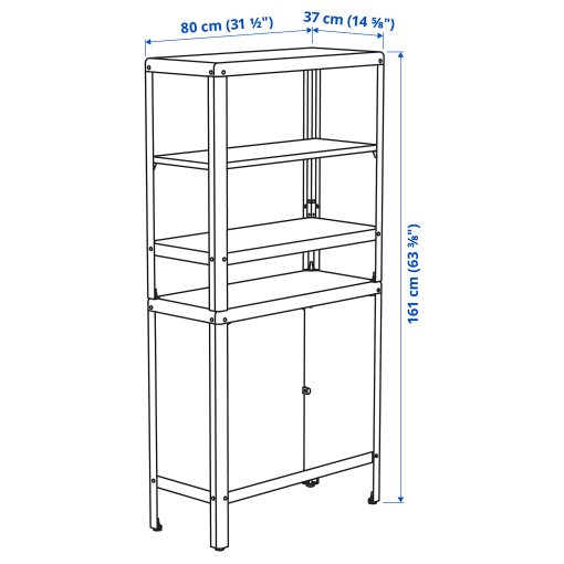KOLBJÖRN, shelving unit with cabinet, 192.916.45 - IKEA Cyprus KOLBJÖRN, shelving unit with cabinet, 192.916.45