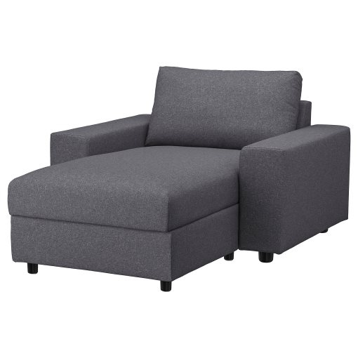 VIMLE, chaise longue with wide armrests, 194.091.45
