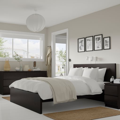 MALM, bedroom furniture/set of 4, 140x200 cm, 194.882.13
