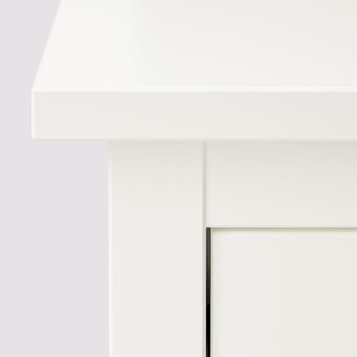 HEMNES, shoe cabinet with 2 compartments, 201.695.59