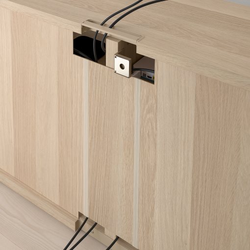BESTÅ, έπιπλο TV με πόρτες, 120x42x84, 290.684.43