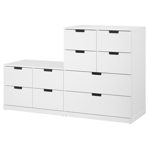 NORDLI, συρταριέρα με 10 συρτάρια, 160X99 cm, 292.480.10