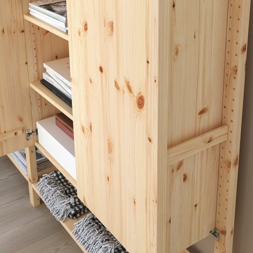 IVAR, 3 sections/shelves/cabinet, 259x30x124 cm, 294.039.49