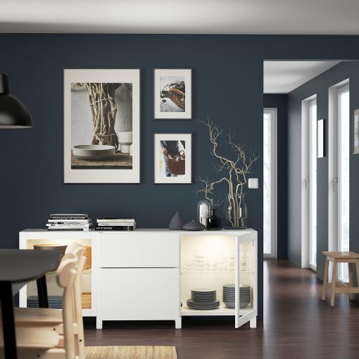 BESTÅ, storage combination with drawers push open, 180x42x74 cm, 294.126.75