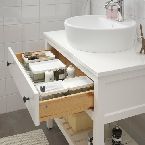 HEMNES, open wash-stand with 1 drawer, 303.966.98