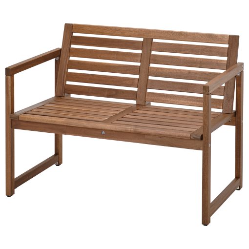 NÄMMARÖ, bench with backrest, outdoor, 305.103.02