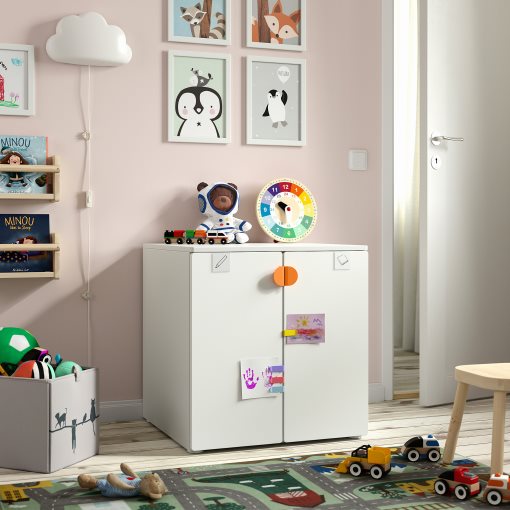 SMASTAD/PLATSA, cabinet with 1 shelf, 60x57x63 cm, 393.891.89