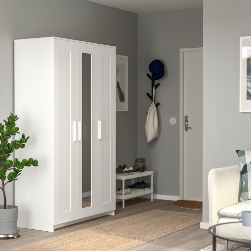 BRIMNES, wardrobe with 3 doors, 404.079.22