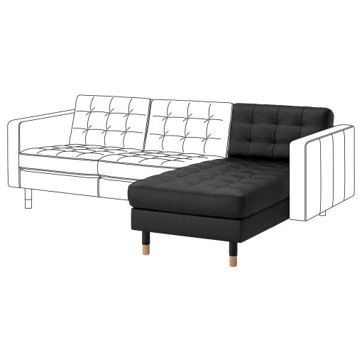 LANDSKRONA, chaise longue, add-on unit, 491.240.37