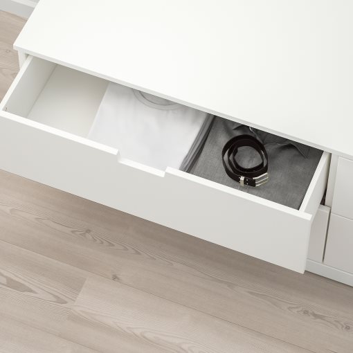 NORDLI, chest of 4 drawers, 160x54 cm, 492.394.96