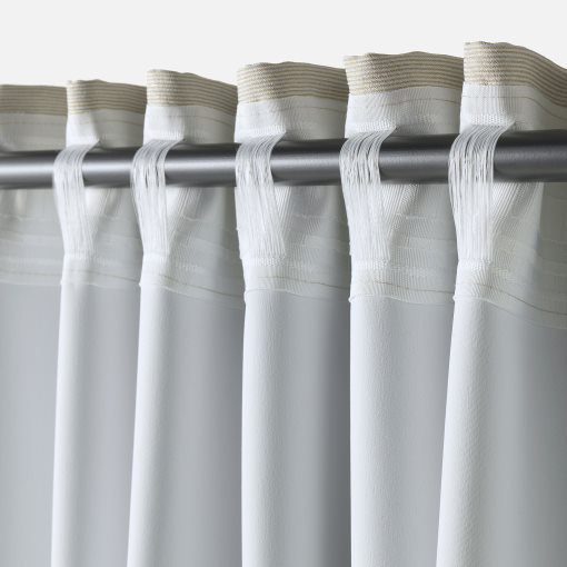 VILBORG, room darkening curtains, 1 pair, 502.975.55