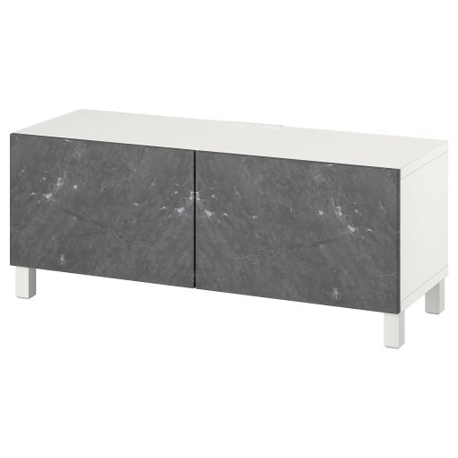 BESTÅ, έπιπλο TV με πόρτες, 120x42x48 cm, 594.194.49