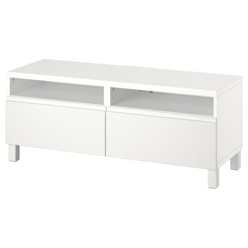 BESTÅ, TV bench with drawers push open, 120x42x48 cm, 594.200.04