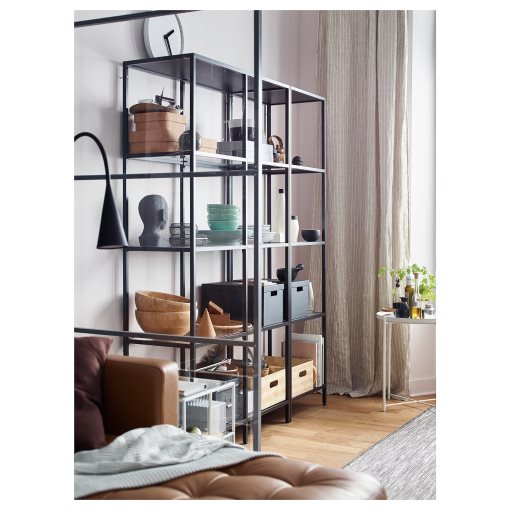 VITTSJÖ, storage combination, 151x36x175 cm, 599.026.58