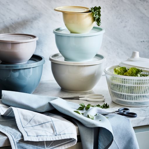 GARNITYREN, bowl with lid, set of 5, 604.801.29