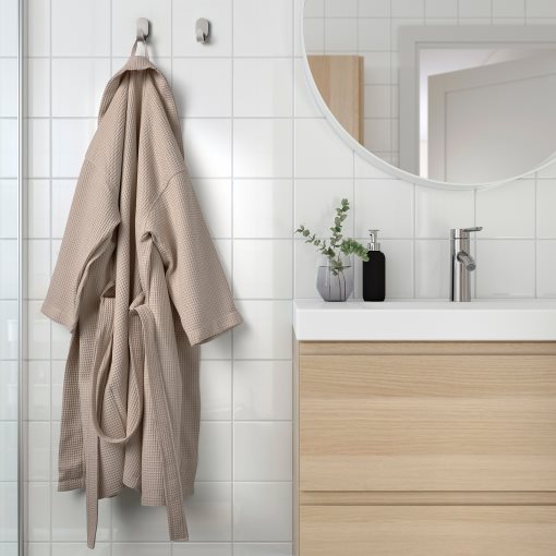 BJÄLVEN, bath robe, S/M, 605.129.79