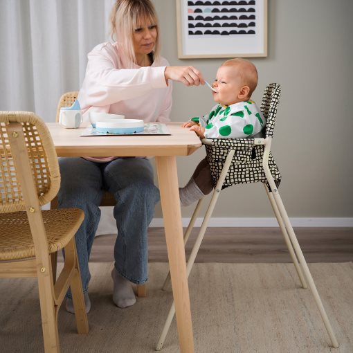 SANDKATT, highchair with tray, 606.166.46