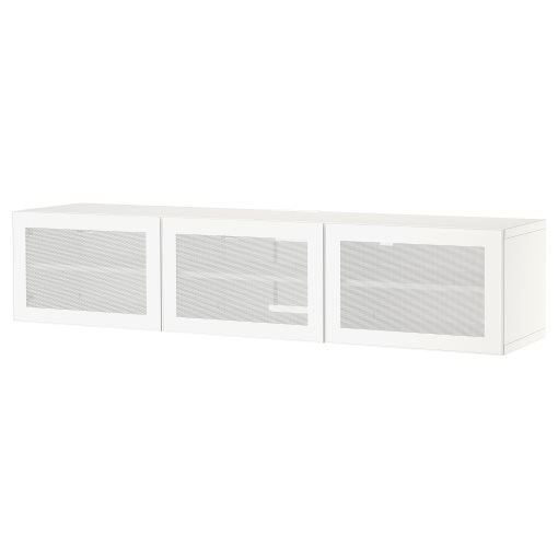 BESTÅ TV bench with doors, 180x42x38 cm 69417440 | IKEA Cyprus