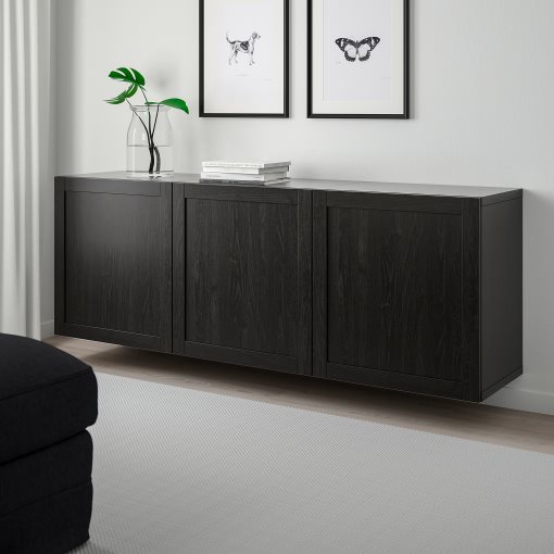 BESTÅ, σύνθεση ντουλαπιών τοίχου, 180x42x64 cm, 694.259.11