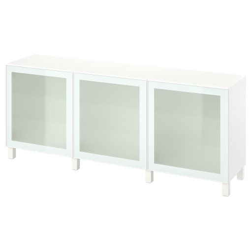 BESTÅ, σύνθεση αποθήκευσης με πόρτες, 180x42x74 cm, 694.888.14