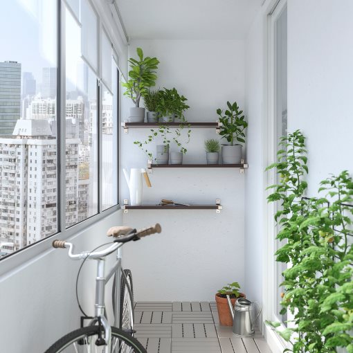 BERGSHULT/GRANHULT, σύνθεση ραφιών τοίχου, 80x20 cm, 792.910.77