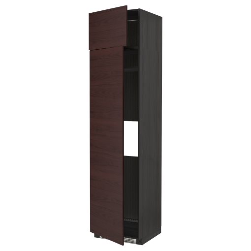 METOD, high cabinet for fridge or freezer with 2 drawers, 60x60x240 cm, 794.565.96