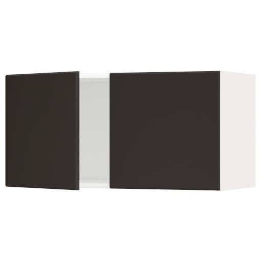 METOD, wall cabinet with 2 doors, 80x40 cm, 794.568.60