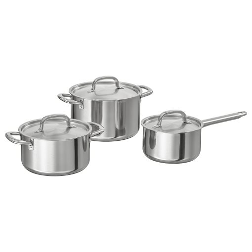 IKEA 365+, σετ σκευών μαγειρικής, 3 τεμ., 804.843.29